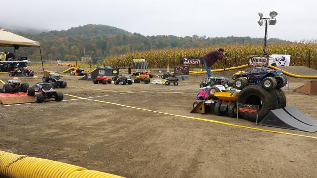 rc monster truck track